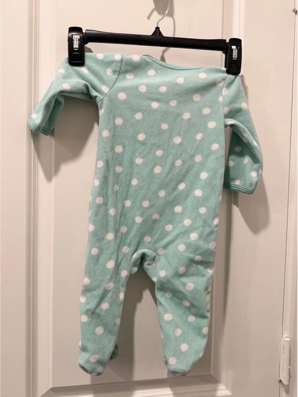 Carter's 6M Little Sister Polka Dot Footed Pajamas